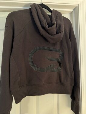 CYCLEBAR Black Zip-Up Hoodie with Embossed Back Logo